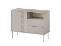 Cama MEBLE Komoda 1D2S TRESSE 100x40x75 kaszmir mat