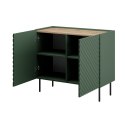 Cama MEBLE Komoda 2D ONDA 98x45xH85 zieleń