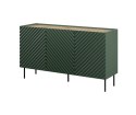 Cama MEBLE Komoda 3D2SZ ONDA 150x45xH85 zieleń