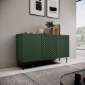 Cama MEBLE Komoda 3D2SZ ONDA 150x45xH85 zieleń