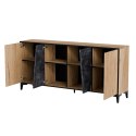 Cama MEBLE Komoda 4D OVO 180x38xH83 dąb/beton