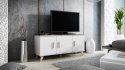Cama MEBLE Komoda LOTTA 150 3D biały+ dąb sonoma