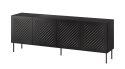 Cama MEBLE Komoda SIENA 200x40x75 czarny mat