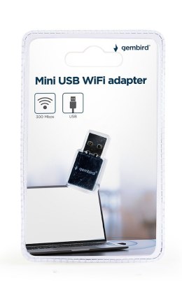 GEMBIRD GEMBIRD BEZPRZEWODOWA MINI KARTA SIECIOWA USB WIFI 300 MBPS