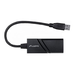 Lanberg Karta sieciowa Lanberg NC-1000-01 (USB 3.0; 1x 10/100/1000Mbps)