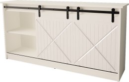 Cama MEBLE Komoda 160x80x35 GRANERO biały/biały połysk