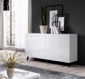 Cama MEBLE Komoda 2D REJA biały połysk/ biały połysk
