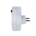 Esperanza ESPERANZA ROZGAŁĘŹNIK ELEKTRYCZNY 3 GNIAZDA Z WYŁĄCZNIKIEM BIAŁY ELK304W
