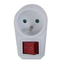Esperanza ESPERANZA ROZGAŁĘŹNIK/ADAPTER ELEKTR. 1 GN. WŁ. BIAŁY ELK301W