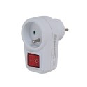 Esperanza ESPERANZA ROZGAŁĘŹNIK/ADAPTER ELEKTR. 1 GN. WŁ. BIAŁY ELK301W