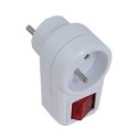 Esperanza ESPERANZA ROZGAŁĘŹNIK/ADAPTER ELEKTR. 1 GN. WŁ. BIAŁY ELK301W