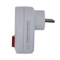 Esperanza ESPERANZA ROZGAŁĘŹNIK/ADAPTER ELEKTR. 1 GN. WŁ. BIAŁY ELK301W