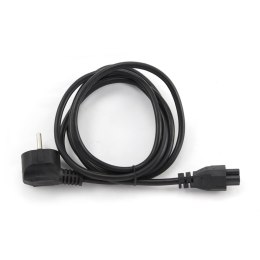 GEMBIRD GEMBIRD KABEL ZASILAJĄCY DO NOTEBOOKA KONICZYNKA C5 (3 PIN) VDE 1M, CZARNY