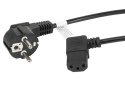 Lanberg Kabel Lanberg CA-C13C-12CC-0018-BK (C13 / IEC C13 / IEC 320 C13 F - Schuko M; 1,8m; kolor czarny)