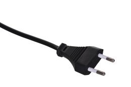 SAVIO Kabel SAVIO CL-100 (2-Pin F - Euro M; 1,8m; kolor czarny)