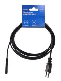 SAVIO Kabel SAVIO CL-105 (2-Pin - Euro ; 3m; kolor czarny)