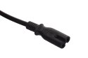 SAVIO Kabel SAVIO CL-105 (2-Pin - Euro ; 3m; kolor czarny)