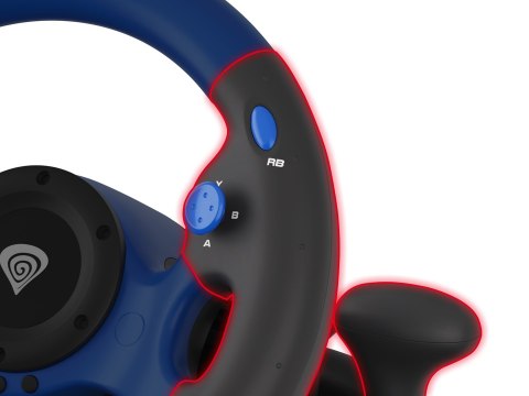 Kierownica NATEC Genesis Seaborg 350 NGK-1566 (NS, PC, PS3, PS4, Xbox 360, Xbox One) Kierownica NATEC Genesis Seaborg 350 NGK-1566 (NS, PC, PS3, PS4, Xbox 360, Xbox One)