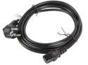 Lanberg LANBERG KABEL ZASILAJĄCY VDE CEE 7/7 -> C13 3M