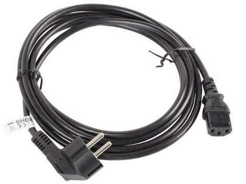 Lanberg LANBERG KABEL ZASILAJĄCY VDE CEE 7/7 -> C13 3M Lanberg LANBERG KABEL ZASILAJĄCY VDE CEE 7/7 -> C13 3M