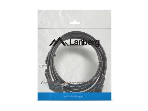 Lanberg LANBERG KABEL ZASILAJĄCY VDE CEE 7/7 -> C13 3M Lanberg LANBERG KABEL ZASILAJĄCY VDE CEE 7/7 -> C13 3M