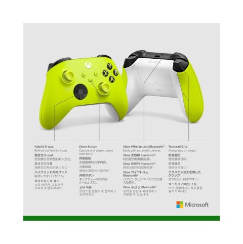 Microsoft Xbox kontroler bezprzewodowy Żółty (WYPRZEDAŻ) Microsoft Xbox kontroler bezprzewodowy Żółty (WYPRZEDAŻ)