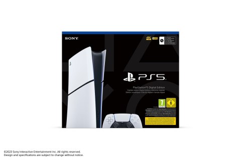 Sony Playstation 5 Digital Edition 1TB Slim Edition (WYPRZEDAŻ) Sony Playstation 5 Digital Edition 1TB Slim Edition (WYPRZEDAŻ)