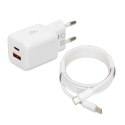 IBOX IBOX ŁADOWARKA UNIWERSALNA C-42 GAN PD33W USB A+C WHITE