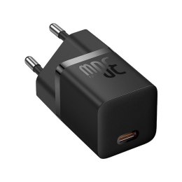 Baseus Ładowarka Baseus GaN5 mini 1C 30W EU+kabel USB-C (cluster black)