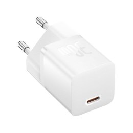 Baseus Ładowarka Baseus GaN5 mini 1C 30W EU+kabel USB-C (moon white)