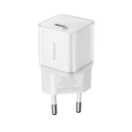 Baseus Ładowarka Baseus GaN5S 1C 20W EU (moon white)