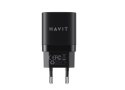 HAVIT Ładowarka Havit USB-A+USB-C UC30 EU (czarny)