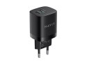 HAVIT Ładowarka Havit USB-A+USB-C UC30 EU (czarny)