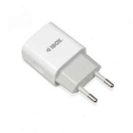 IBOX Ładowarka sieciowa IBOX C-35 1A WHITE ILUC35W (USB; kolor biały)