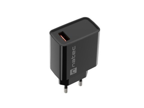 NATEC ŁADOWARKA SIECIOWA RIBERA USB-A 18W CZARNA NUC-2058 NATEC ŁADOWARKA SIECIOWA RIBERA USB-A 18W CZARNA NUC-2058