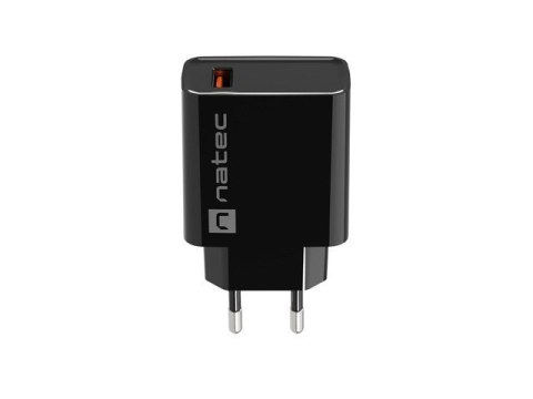NATEC ŁADOWARKA SIECIOWA RIBERA USB-A 18W CZARNA NUC-2058 NATEC ŁADOWARKA SIECIOWA RIBERA USB-A 18W CZARNA NUC-2058