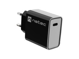NATEC NATEC ŁADOWARKA SIECIOWA RIBERA USB-C 20W POWER DELIVERY CZARNA NUC-2060