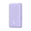 Powerbank Baseus Magnetic Mini Air Wireless 10000mAh 20W+kabel USB C-USB C (fiolet)