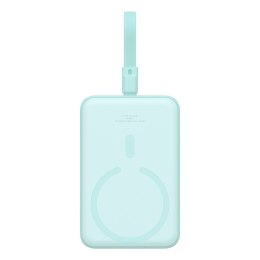 Baseus Powerbank Baseus Magnetic Mini Wireless 10000mAh 20W+kabel USB C-USB C (peppermint blue)
