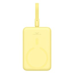 Baseus Powerbank Baseus Magnetic Mini Wireless 10000mAh 20W+kabel USB C-USB C (żółty)