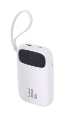 Powerbank Baseus QPow 2 10000mAh 30W 2xUSB-C (biały)