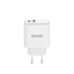 SAVIO SAVIO ŁADOWARKA SIECIOWA 30W QUICK CHARGE, POWER DELIVERY 3.0 LA-06