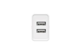 UNITEK UNITEK ŁADOWARKA 2X USB-A, 12W, BIAŁA, P1113A-EU