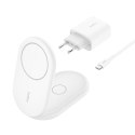 BELKIN ŁADOWARKA MAGSAFE SKŁADANA 2W1 QI2 ZASILACZ BIAŁA
