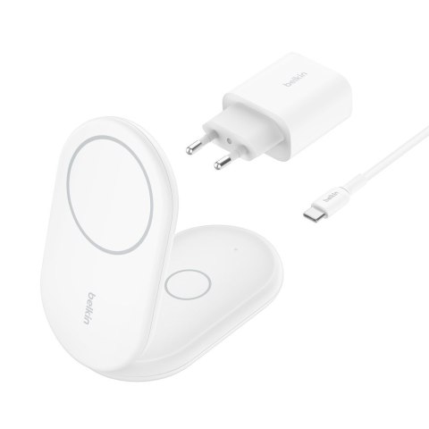 BELKIN ŁADOWARKA MAGSAFE SKŁADANA 2W1 QI2 ZASILACZ CZARNA BELKIN ŁADOWARKA MAGSAFE SKŁADANA 2W1 QI2 ZASILACZ CZARNA