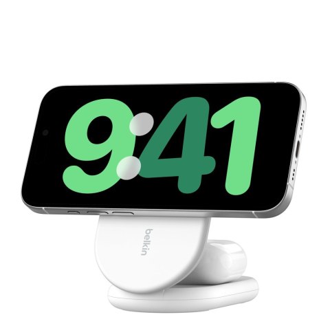 BELKIN ŁADOWARKA MAGSAFE SKŁADANA 2W1 QI2 ZASILACZ CZARNA BELKIN ŁADOWARKA MAGSAFE SKŁADANA 2W1 QI2 ZASILACZ CZARNA