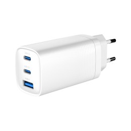 GEMBIRD GEMBIRD SZYBKA ŁADOWARKA USB POWER DELIVERY USB TYPU C, 3X USB, 65 W, GAN BIAŁA
