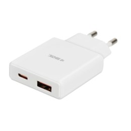 IBOX IBOX ŁADOWARKA UNIWERSALNA C-43 GAN PD30W SLIM USB A+C WHITE