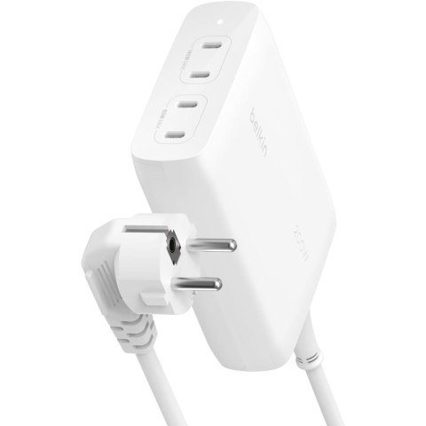 Ładowarka Belkin BoostCharge Pro 4-Port USB-C PD 3.1 GaN Charger 200W White Ładowarka Belkin BoostCharge Pro 4-Port USB-C PD 3.1 GaN Charger 200W White