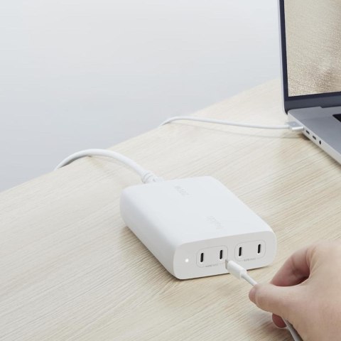 Ładowarka Belkin BoostCharge Pro 4-Port USB-C PD 3.1 GaN Charger 200W White Ładowarka Belkin BoostCharge Pro 4-Port USB-C PD 3.1 GaN Charger 200W White